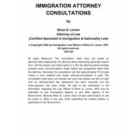 Thumbnail for 15-Minute Immigration Attorney LinkedIn Consultation Packet - Rocket Immigration Petitions