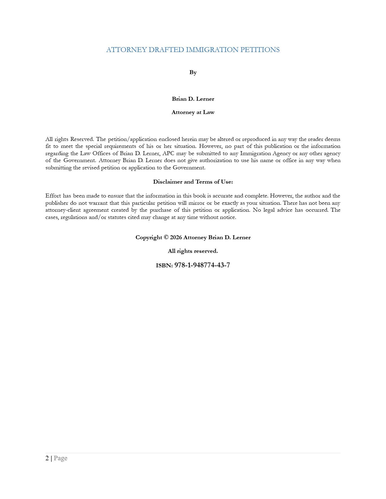 Business Waiver Training Course Access Packet