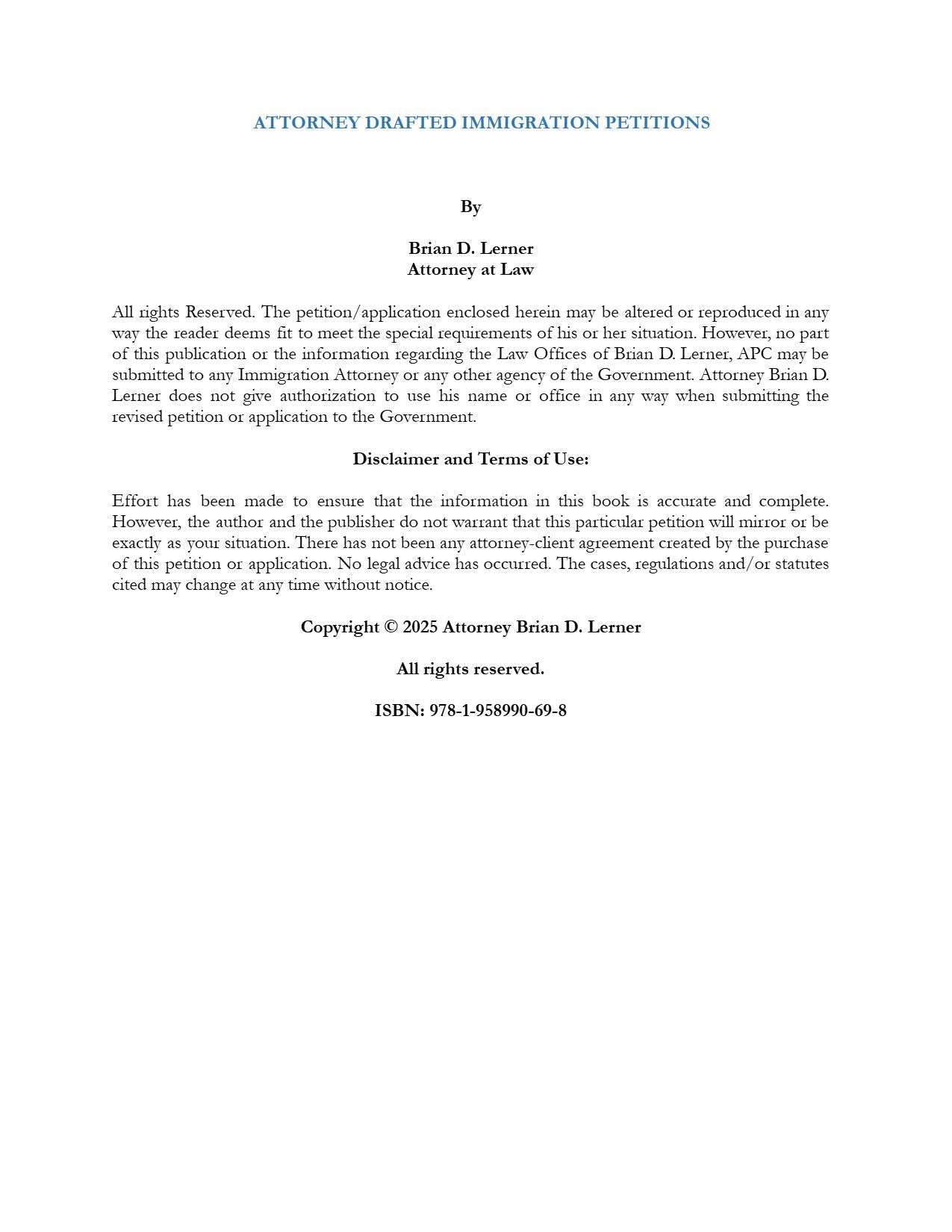 Application for Asylum Based Upon Gender Discrimination and Sexual Abuse