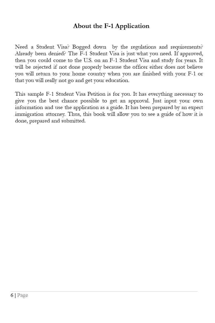 The F-1 Reinstatement Petition