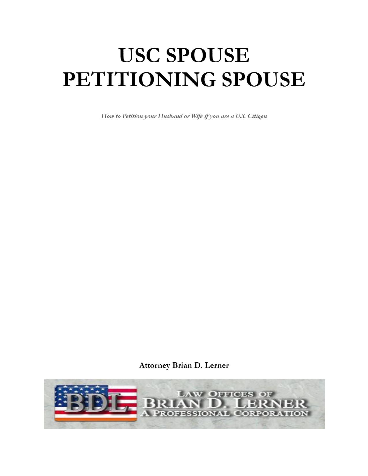 USC Spouse Petitioning Spouse