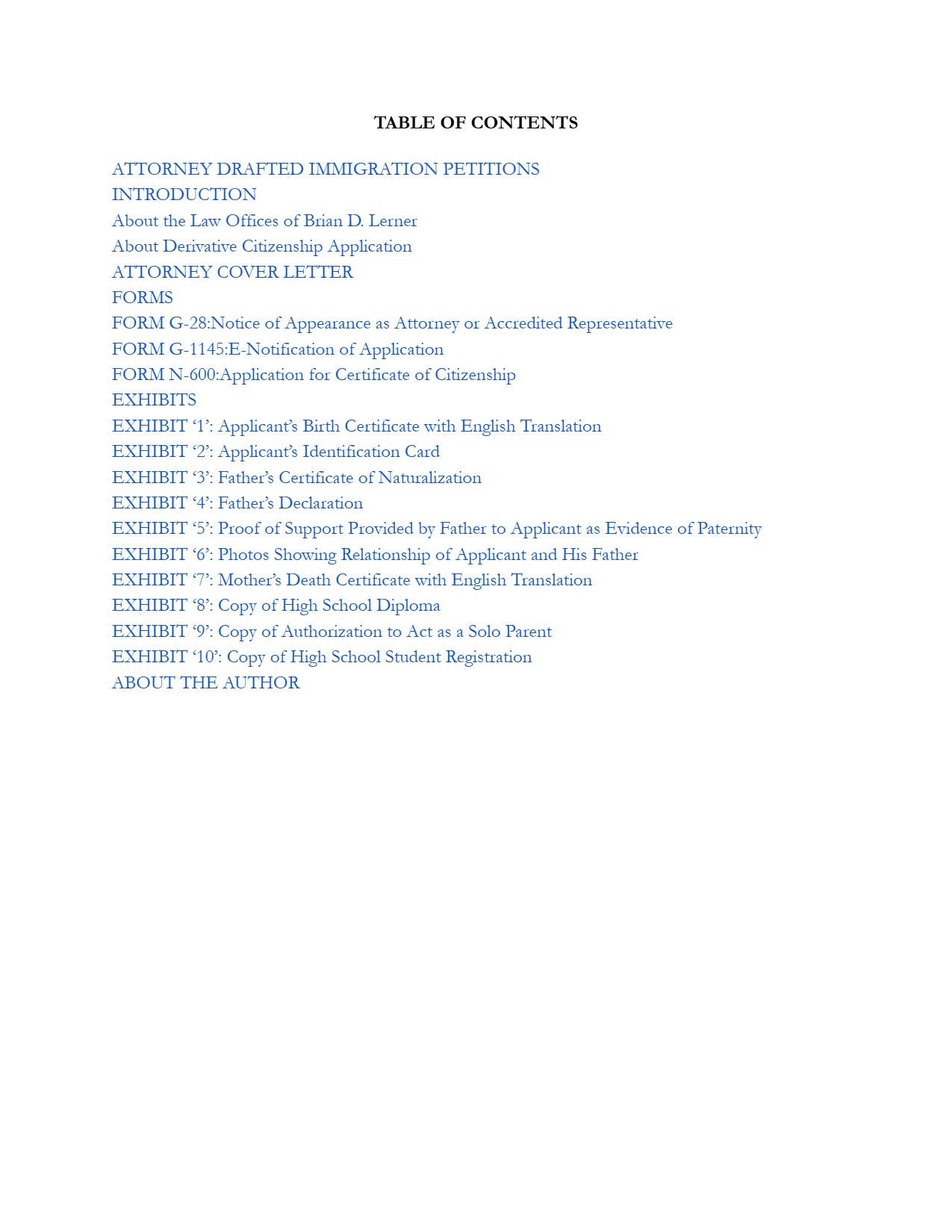 Becoming a U.S. Citizen through Derivative Citizenship