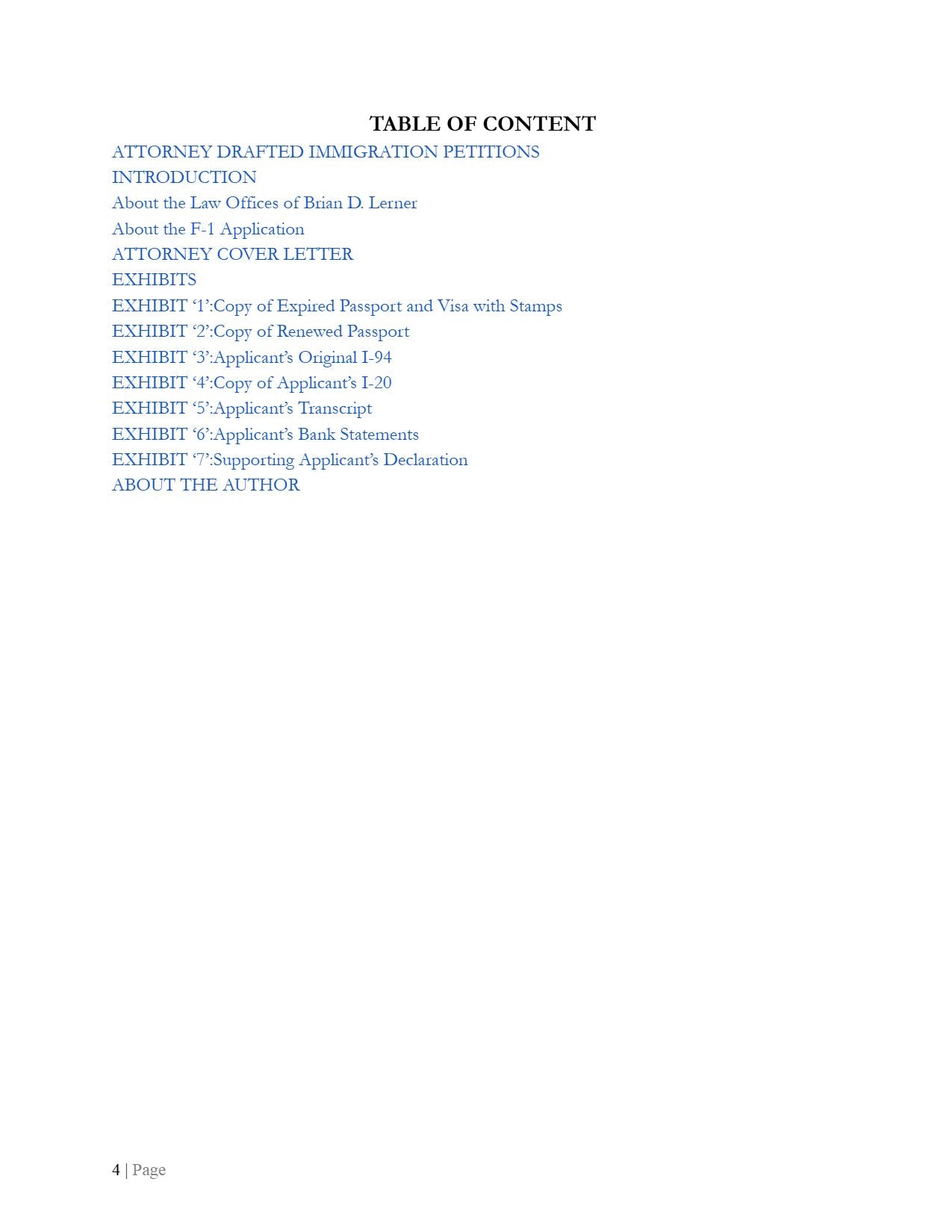 The F-1 Reinstatement Petition