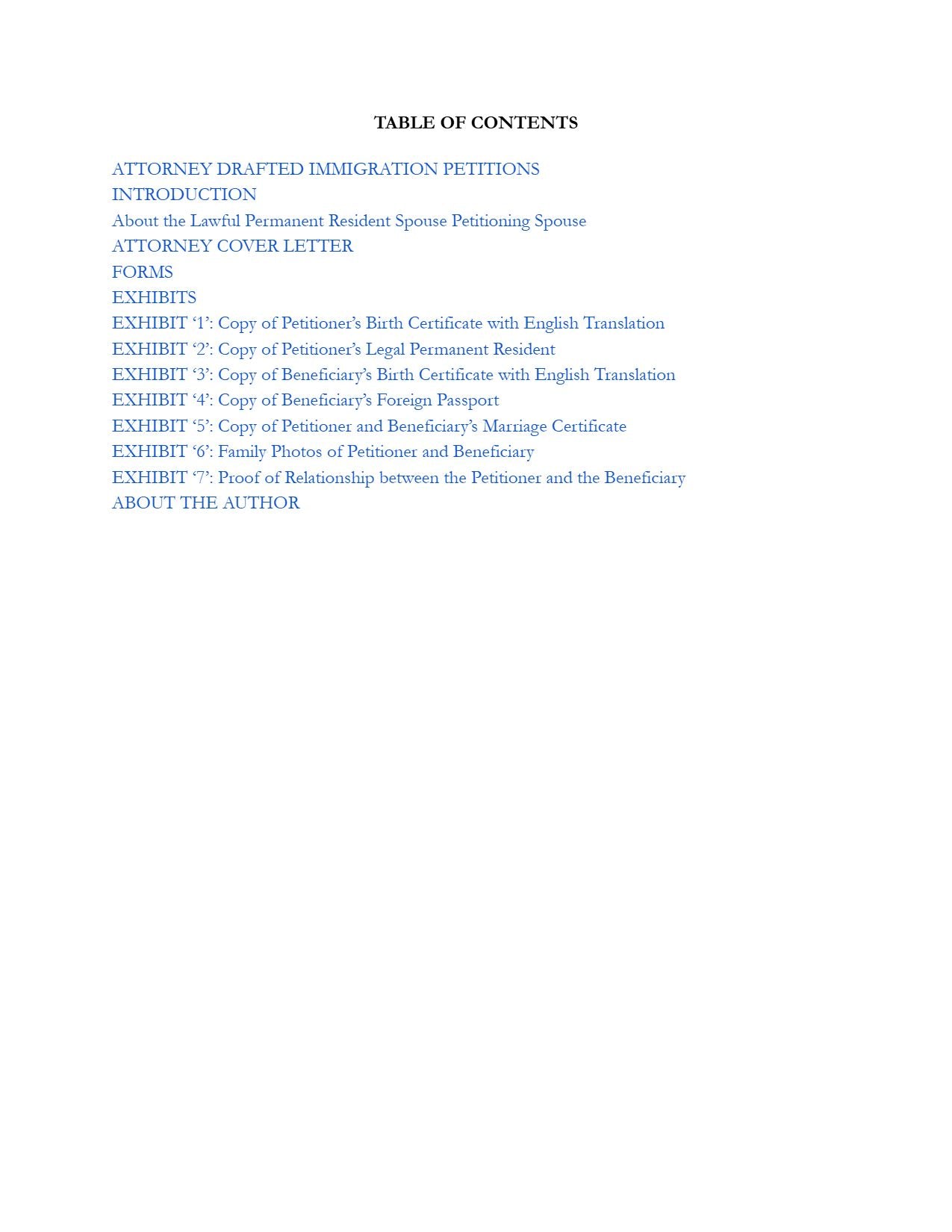 Lawful Permanent Resident Spouse Petitioning Spouse