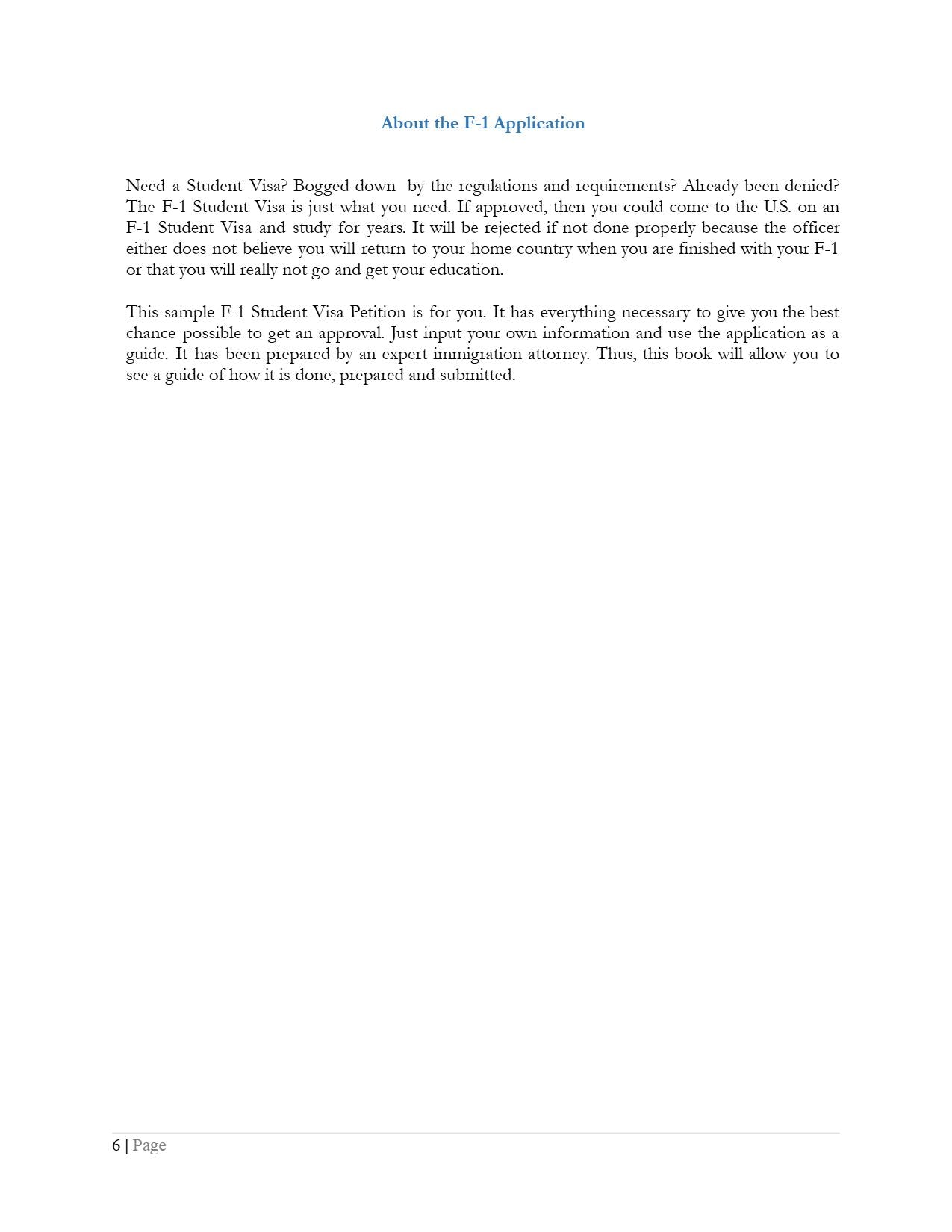 The F-1 Reinstatement Petition