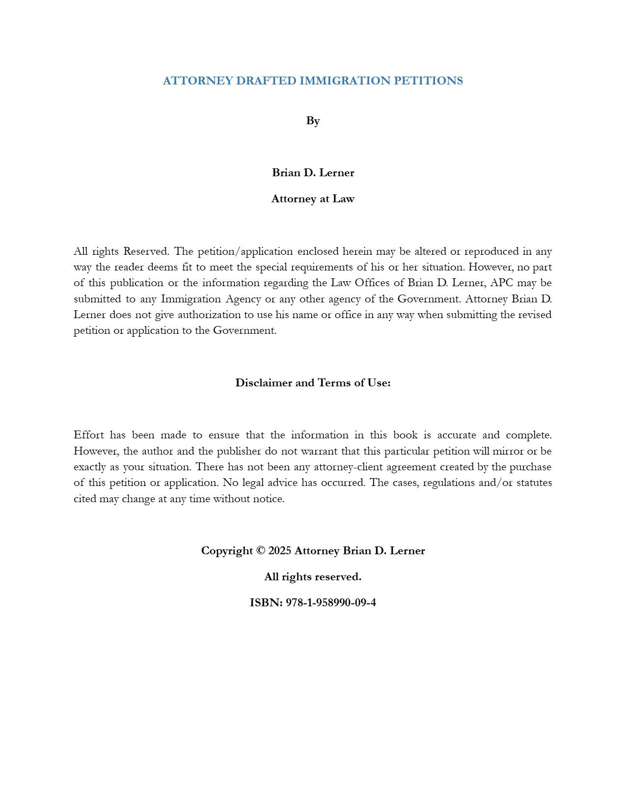 Cancellation of Removal for Non Permanent Residents