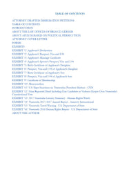 Thumbnail for Application for Political Asylum with Derivatives/Dependants