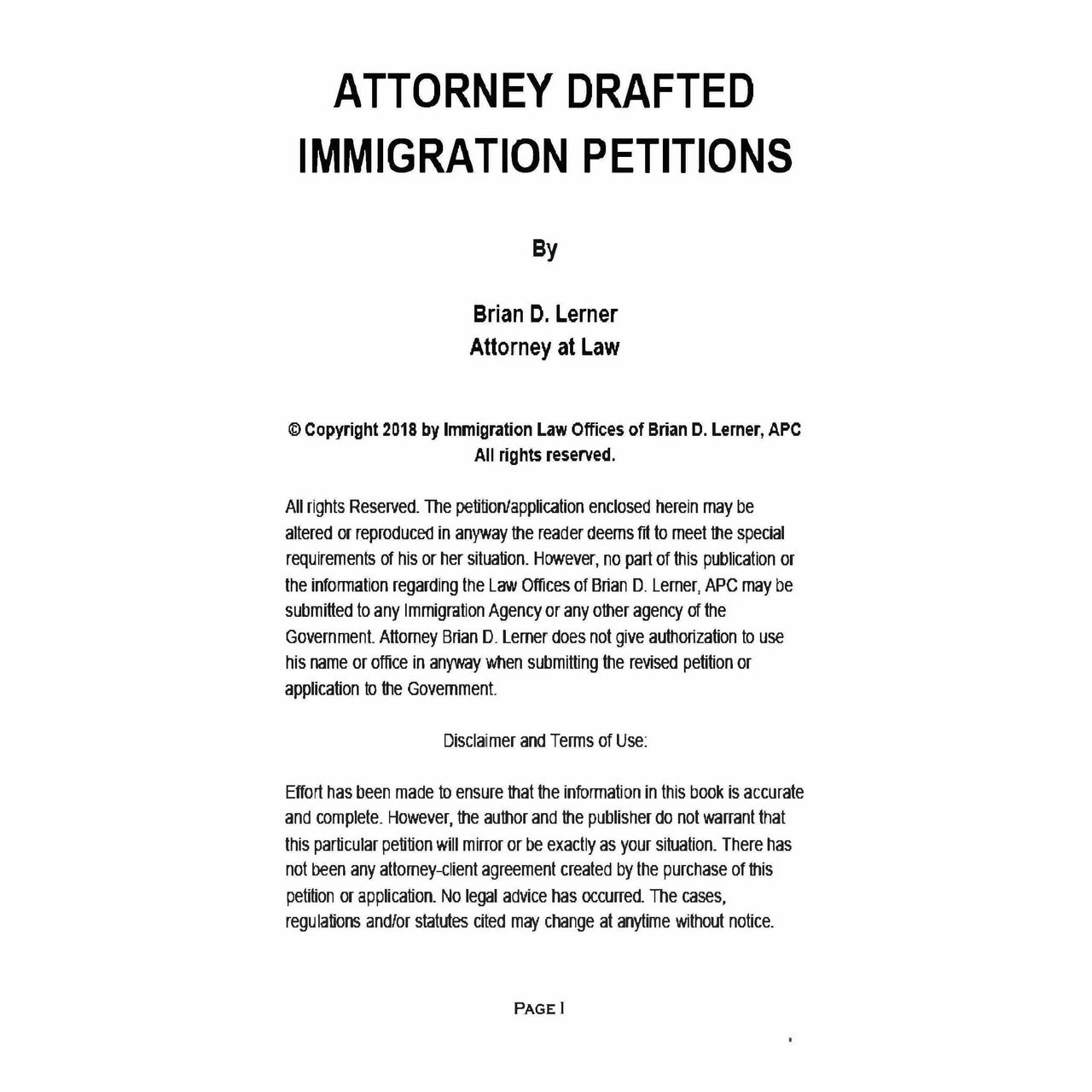 Attorney Drafted U.S. Petitions LPR Parent Petitioning Child - Rocket Immigration Petitions